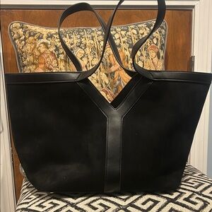 Elegant Black Tote Bag